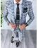 Costum barbati slim fit (SACOU + Vesta) A7807 O3-3.2